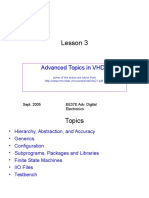 Lesson 3: Advanced Topics in VHDL