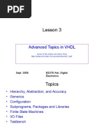 Lesson 3: Advanced Topics in VHDL