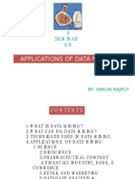 Applications of Data Mining