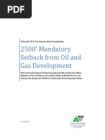 Fracking Setback Analysis