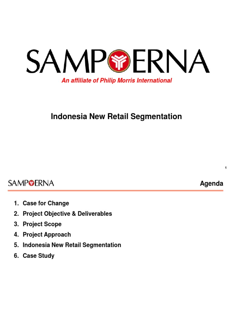 New Retail Segmentation V2 Indonesia 2015 Understand Your