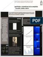 Características Superficiales y Volumétricas de Los Compósitos de Azufre, Hierro y Carbono.