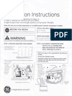 GE Regrigerator Circuit Board Install Instruction - 08feb2016