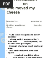 Download Ppt of Who Moved My Cheese by anudon  SN31426853 doc pdf
