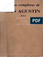 AGUSTÍN DE HIPONA - Obras completas, XXV. Escritos homiléticos (11.º). Sermones (5.º), 273-338. Sermones sobre los mártires (BAC, Madrid, 1984)