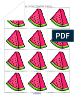 WATERMELON - Use For Counting, Creating Sets, Hiding/finding, Art Work Etc