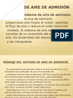 Sistema de Aire de Admisión