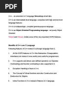 Introduction To C++