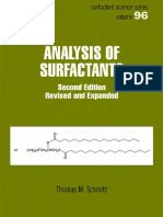 Analysis of Surfactants 2nd Edition