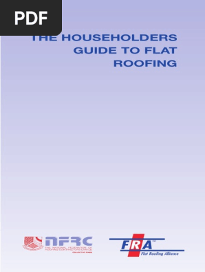 Householders Guide to Flat Roofing