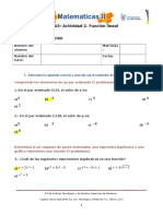 MIII-U3- Actividad 2. Función Lineal -Matemáticas.