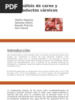 Análisis de Carne y Productos Cárnicos