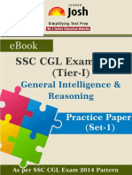 SSC CGL - General Intelligence &  Reasoning (tier-1) - Exam 2014 ~Stark