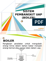 Sistem Pembangkit Uap Boiler