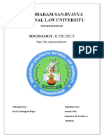 Damodaram Sanjivayya National Law University: Sociology - Ii Project