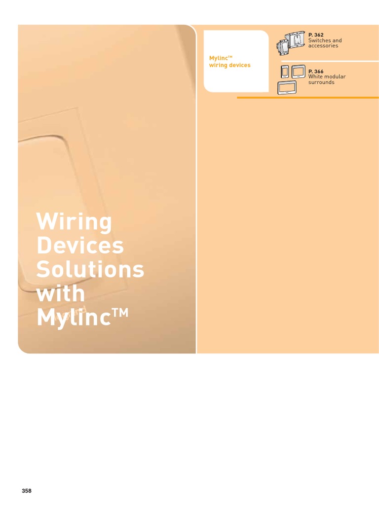 Wiring Devices Solutions With Mylinc | PDF | Electrical Connector | Ac ...