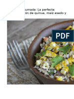 Ensalada Ahumada Con Quinua y Aguacate