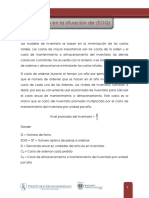 4.1Costos de Inventario en La Situacion de (EOQ)