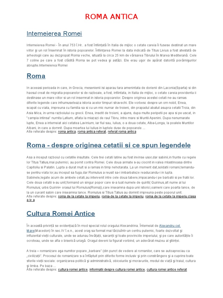 Roma Limba Latina | PDF, image size:768x1024