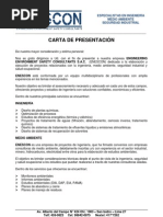 Carta Presentacion a La Municipalidad Provincial de Huaraz
