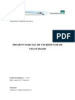 Projeto de Um Redutor de Velocidades