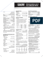 Especificaciones CASE 580M SERIES 3 PDF