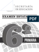 Examen Sexto de Primaria 2014-Rev.2