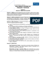 REGLAMENTO DE PASAJES Y VIATICOS APROBADO Bolivia