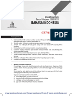 Soal Dan Pembahsan UN Bahasa Indonesia SMP 2012-2013