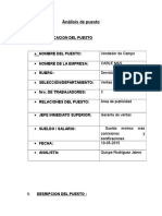 1análisis de Puesto Modificado