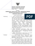 SK Bupati Tanah Datar tentang Pusdalops PB BPBD TD -2013