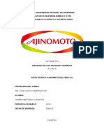 Visita Técnica: Ajinomoto Del Perú