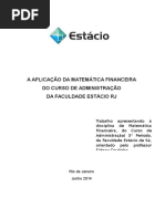 Matemática Financeira