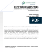 Valoração econômica de acidentes ambientais