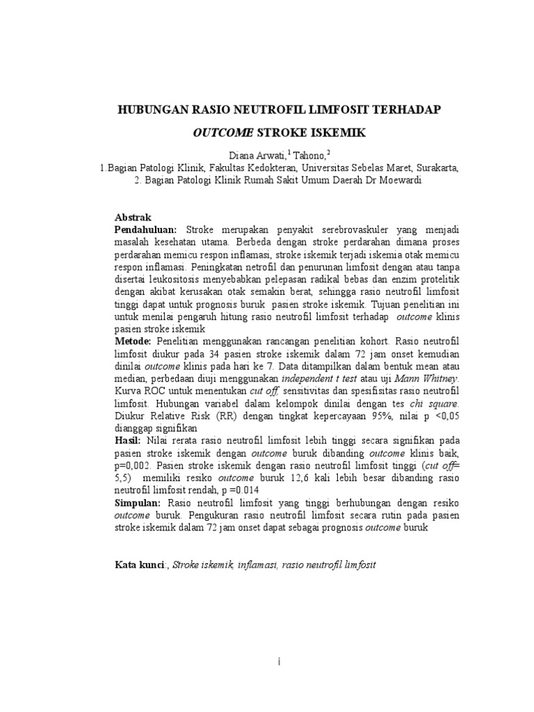 Rasio netrofil limfosit