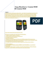 Cara Instal Ulang Blackberry Gemini 8520