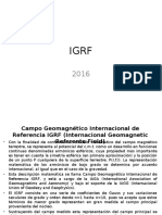 Igrf - Prospección Magnética