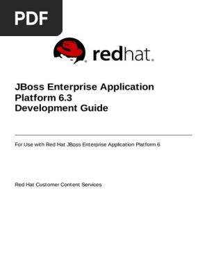 Jboss Enterprise Application Platform 6 3 Development Guide En Us Pdf Java Platform Java Server Faces