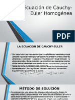 Ecuación de Cauchy-Euler HomogéneaEcuación de Cauchy-Euler HomogéneaEcuación de Cauchy-Euler HomogéneaEcuación de Cauchy-Euler HomogéneaEcuación de Cauchy-Euler HomogéneaEcuación de Cauchy-Euler HomogéneaEcuación de Cauchy-Euler Homogénea