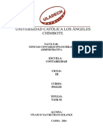 Facultad: Ciencias Contables Financieras Y Administrativa: Escuela: Contabilidad