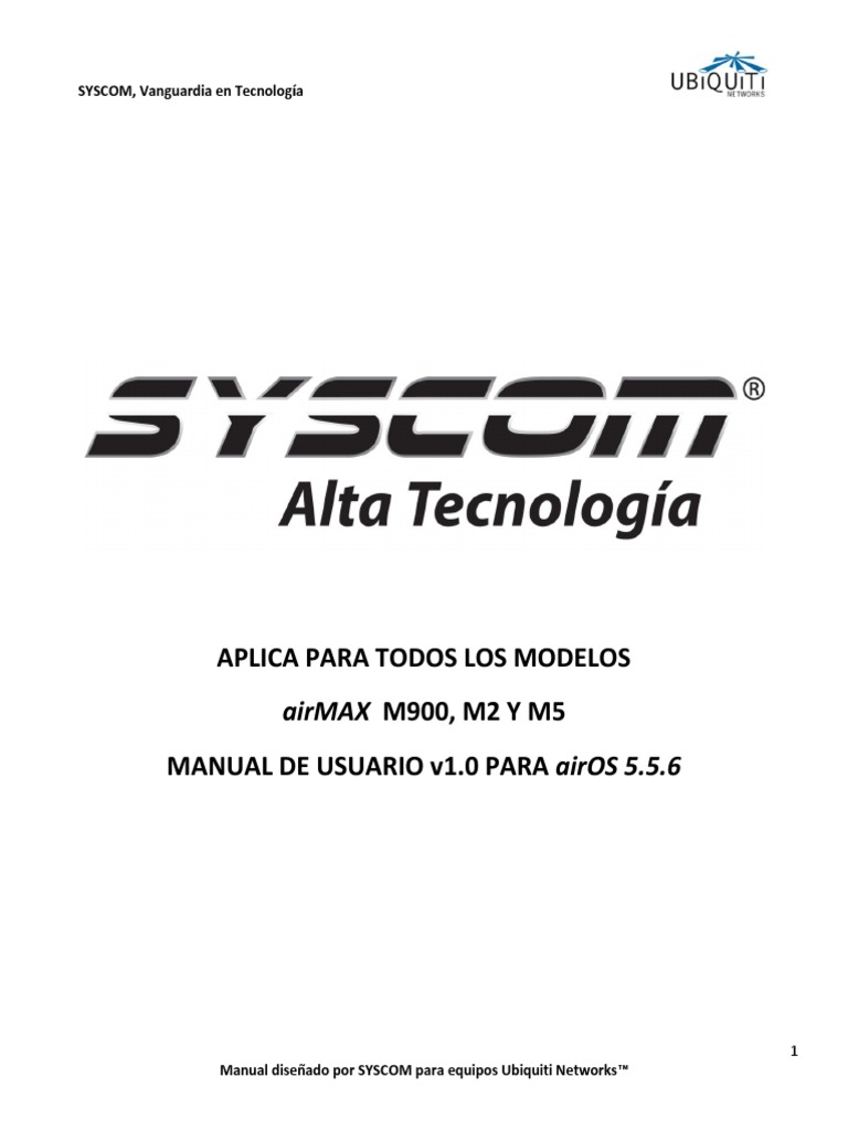 Manual Syscom Enlaces | PDF | Punto de acceso inalámbrico | Antena (Radio)