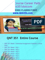 QNT 351 Course Career Path Begins Qnt351dotcom