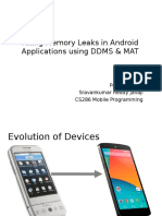 Fixing Memory Leaks in Android Applications Using DDMS & MAT