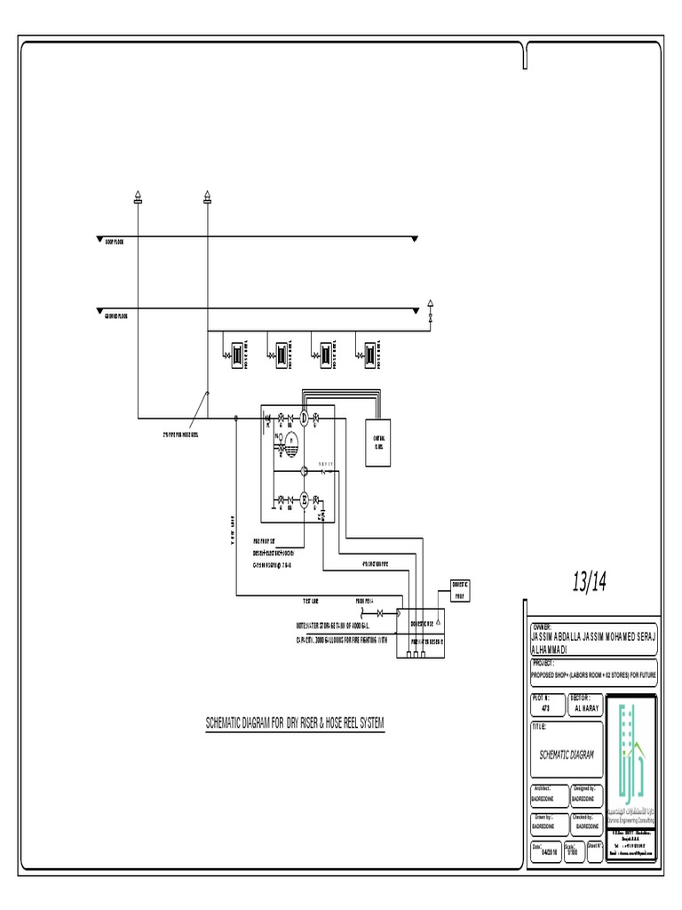 Dry Riser & Hose Reel System Diagram | PDF | Nature