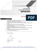 Download Soal dan Pembahasan UN Matematika SMP 2010-2011