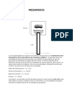 Presupuesto Politica Publcica