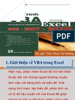 Giới Thiệu Sách Lập Trình Vba Trong Excel