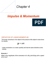 Chapter 4 - Impulse and Momentum