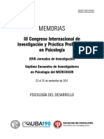 2011UBA MemoriasCongresoInternacionalInvestigacionPracticaProfesionalPsicologia