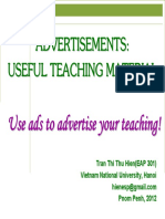 Ads as Useful Teaching Material